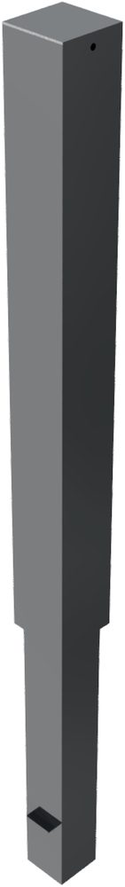 Pullert - 100 x 100 mm - Avtakbar med lås - Bilde 4