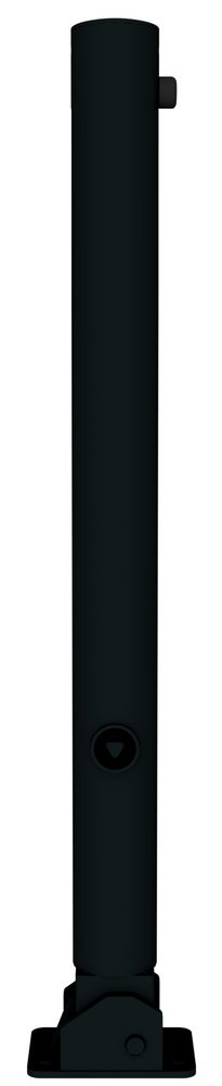 Pollare - BLACK-LINE - Nedfällbar med lås - Skruvförankrad