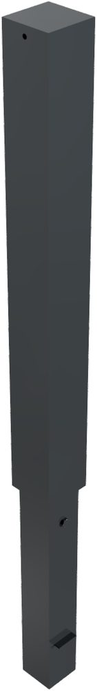 Pullert - 100 x 100 mm - Avtakbar med lås - Bilde 3