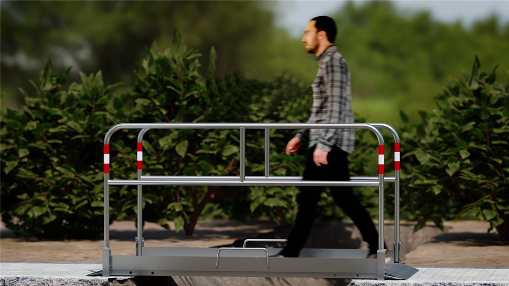 Aluminum Trench Bridge Set with Carrying Handles - Image 7