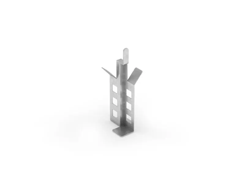 Floor Bracket for Universal Guard Rail - Single 42mm HDG