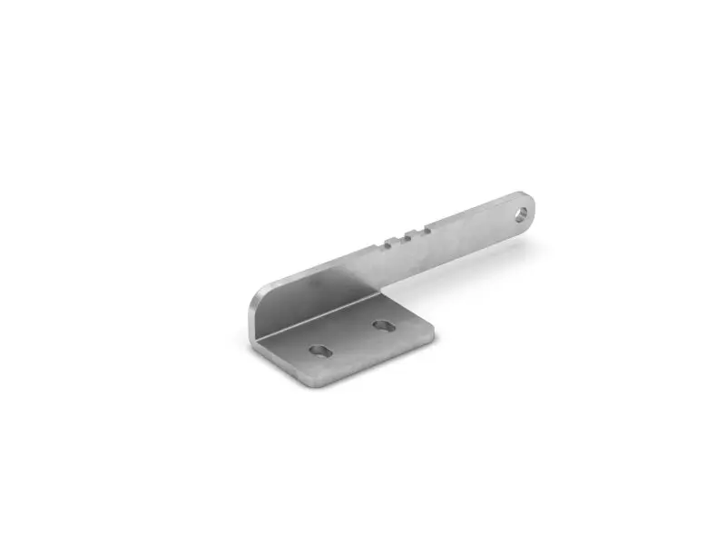 Side Bracket for Universal Guard Rail - Single 42mm Left HDG