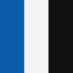 Blå/Hvit/Svart