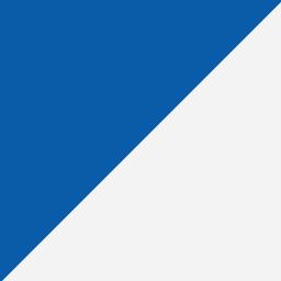 Blå/Hvit