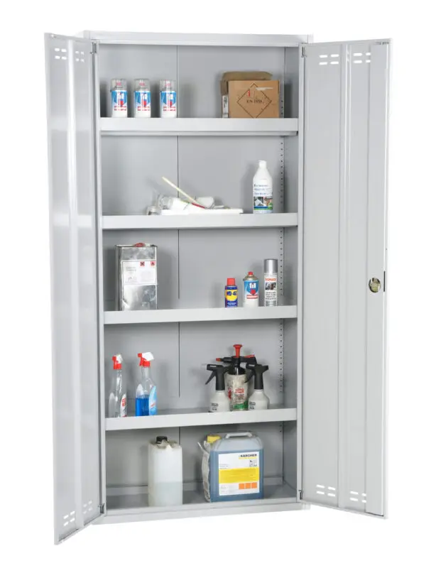 Chemical Cabinet - 4 Leakproof Shelves - 1950x920x420 mm