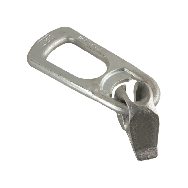 Lifting clutch for spherical head anchors