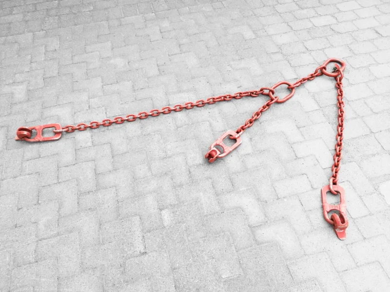 Lifting chain for L-units