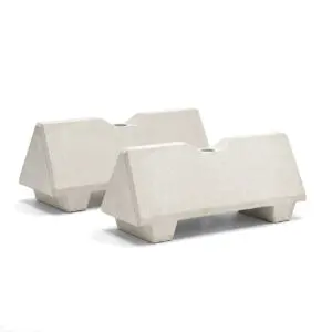 Concrete Barrier Block - Standard with Post Hole - 2-pack – image 2