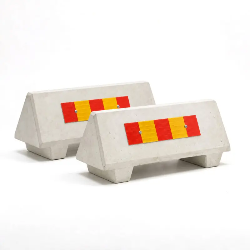 Concrete Barrier Block - Standard without Post Hole - 2-pack