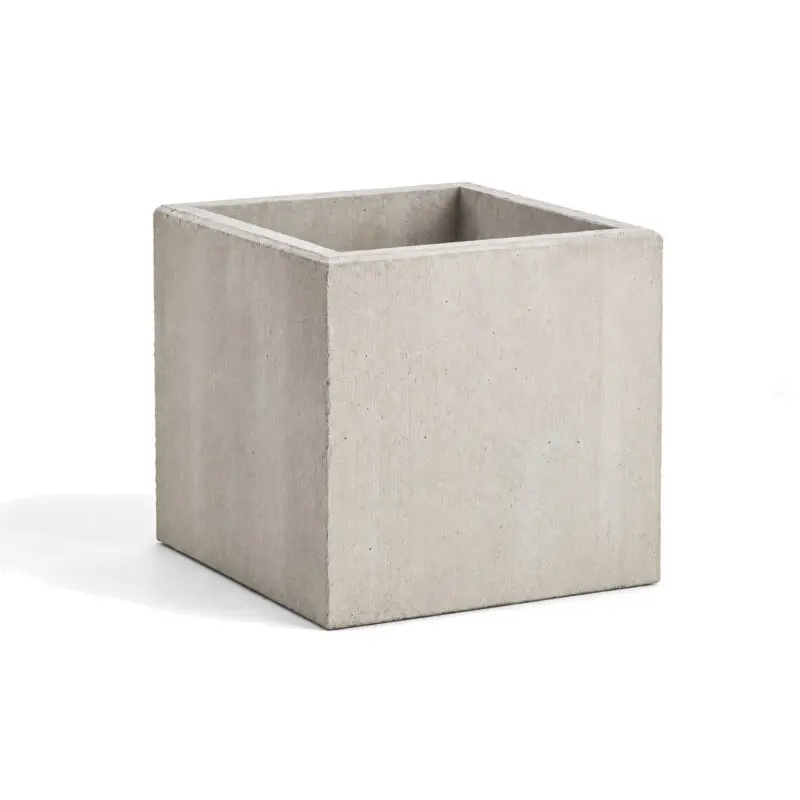 Concrete planter - Square 60x60 cm - Light grey
